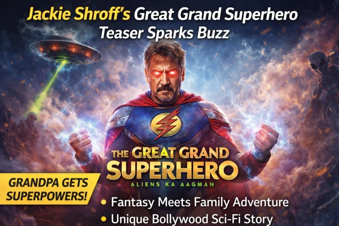Jackie Shroff’s Great Grand Superhero Teaser Sparks Buzz Jackie Shroff’s Great Grand Superhero Teaser Sparks Buzz
